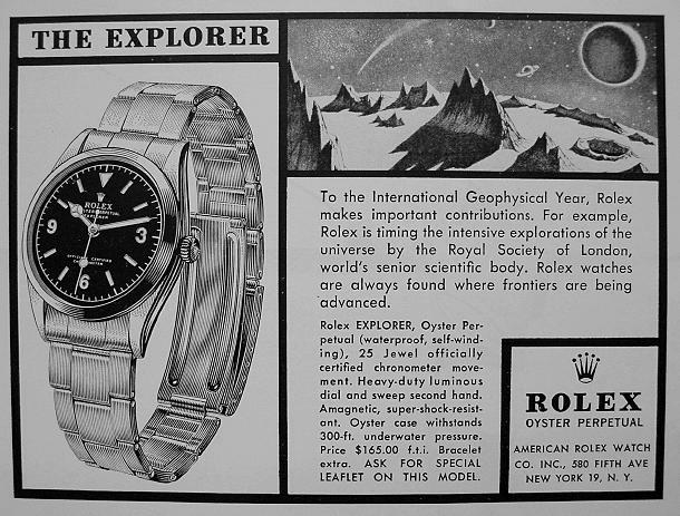 Rolex Oyster Perpetual Explorer, 1969